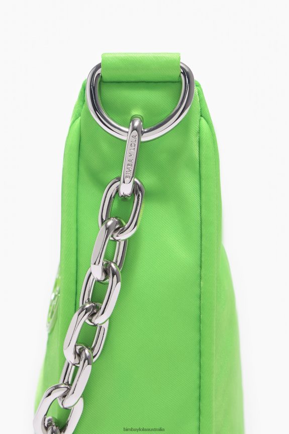 Accessories 4062VZ100 Neon Green Bimba Y Lola Nylon Moon Bag