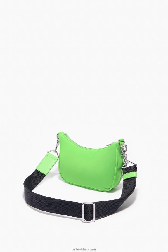 Accessories 4062VZ100 Neon Green Bimba Y Lola Nylon Moon Bag