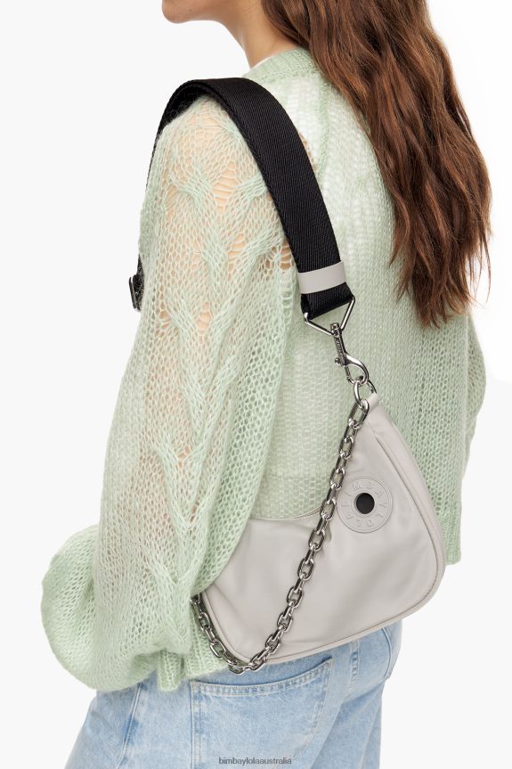 Accessories 4062VZ101 Stone Bimba Y Lola Nylon Moon Bag