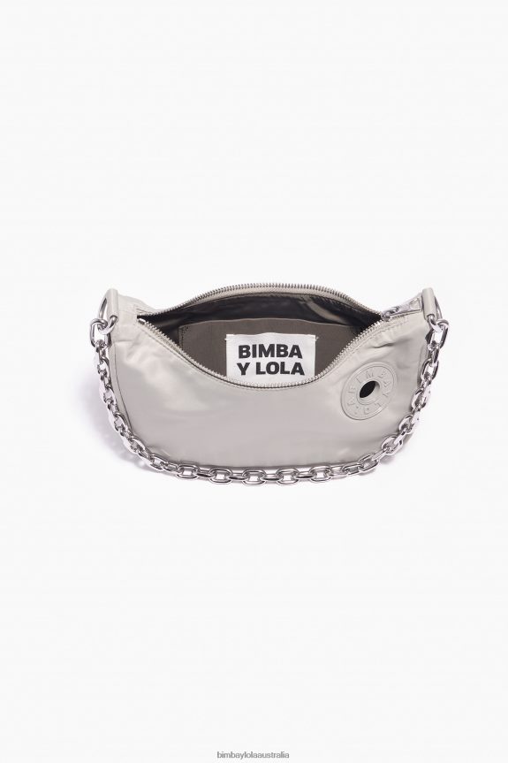Accessories 4062VZ101 Stone Bimba Y Lola Nylon Moon Bag