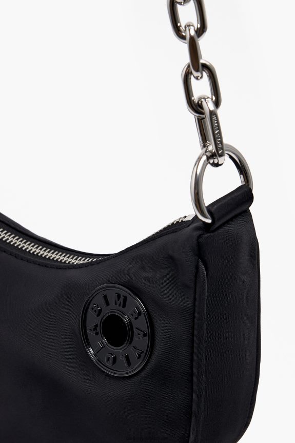 Accessories 4062VZ102 Black Bimba Y Lola Nylon Moon Bag