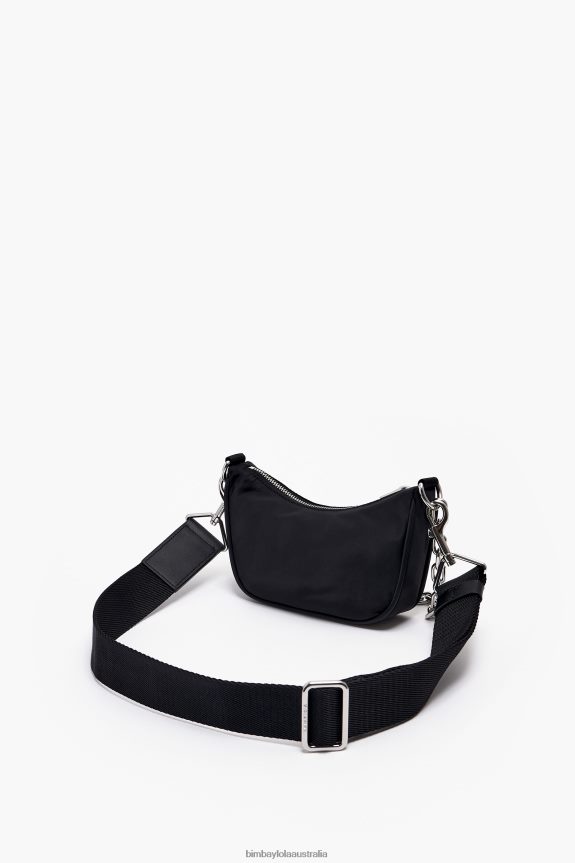 Accessories 4062VZ102 Black Bimba Y Lola Nylon Moon Bag