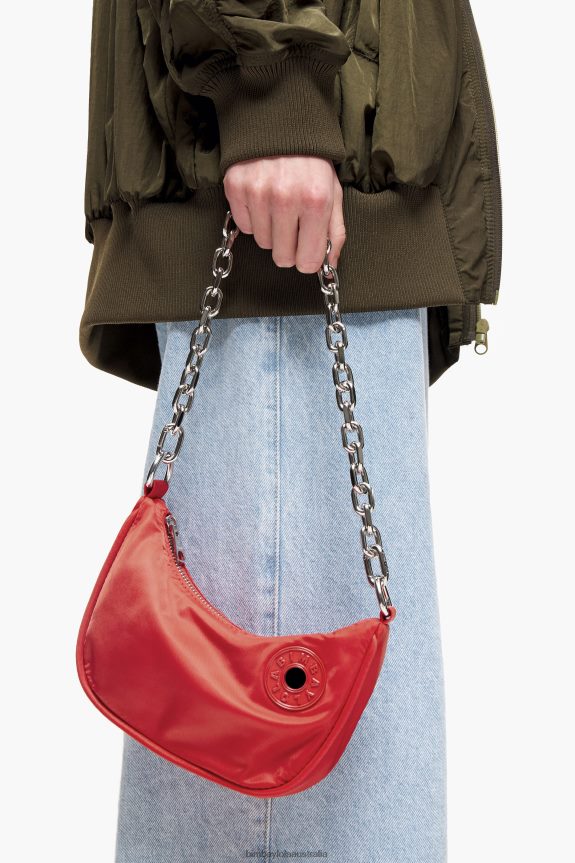 Accessories 4062VZ103 Red Bimba Y Lola Nylon Moon Bag