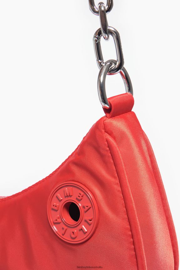 Accessories 4062VZ103 Red Bimba Y Lola Nylon Moon Bag