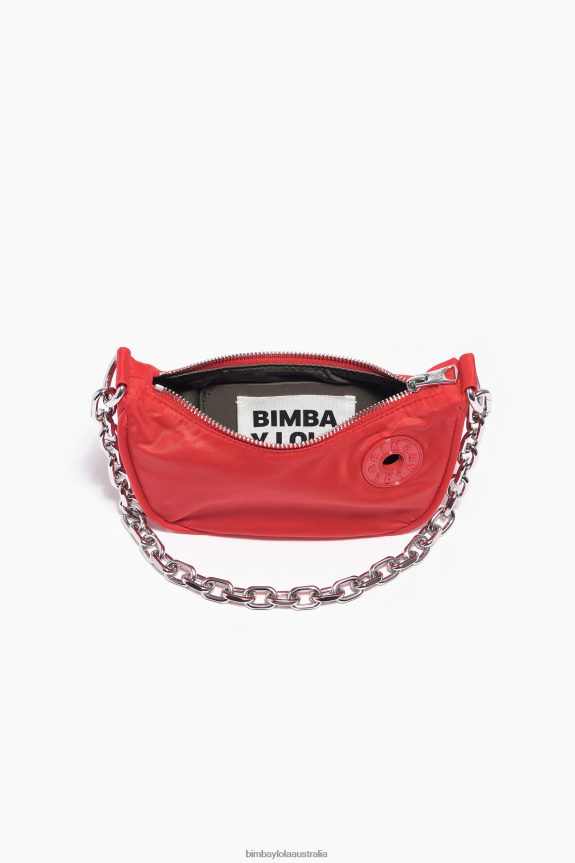 Accessories 4062VZ103 Red Bimba Y Lola Nylon Moon Bag