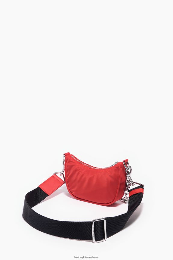 Accessories 4062VZ103 Red Bimba Y Lola Nylon Moon Bag
