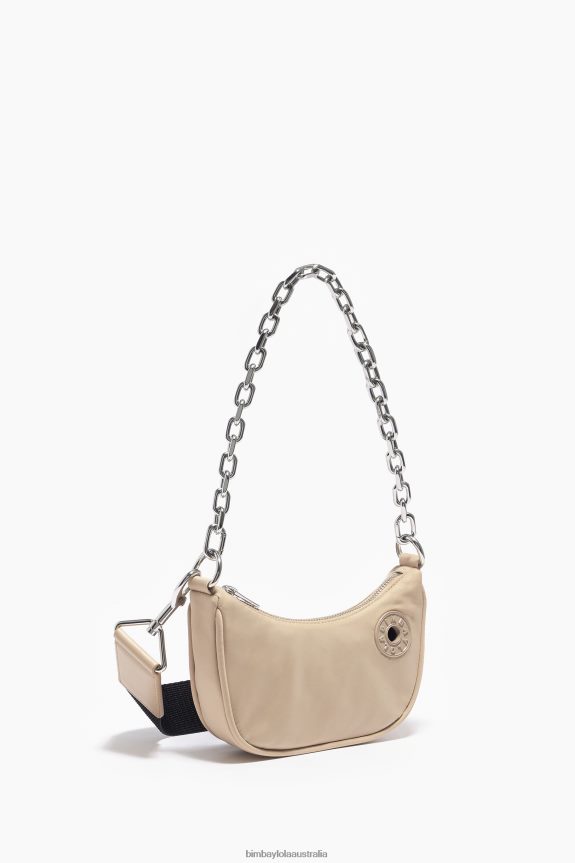 Accessories 4062VZ105 Nude Bimba Y Lola Nylon Moon Bag