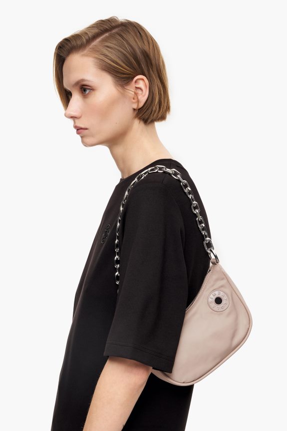Accessories 4062VZ105 Nude Bimba Y Lola Nylon Moon Bag