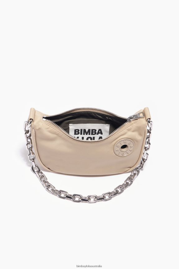 Accessories 4062VZ105 Nude Bimba Y Lola Nylon Moon Bag