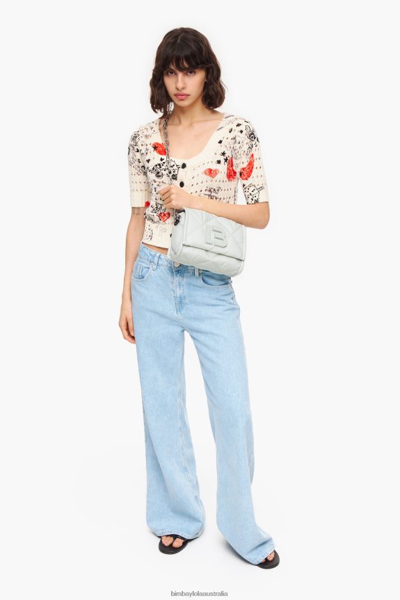 Accessories 4062VZ107 Sea Bimba Y Lola Salt Nylon Crossbody Bag