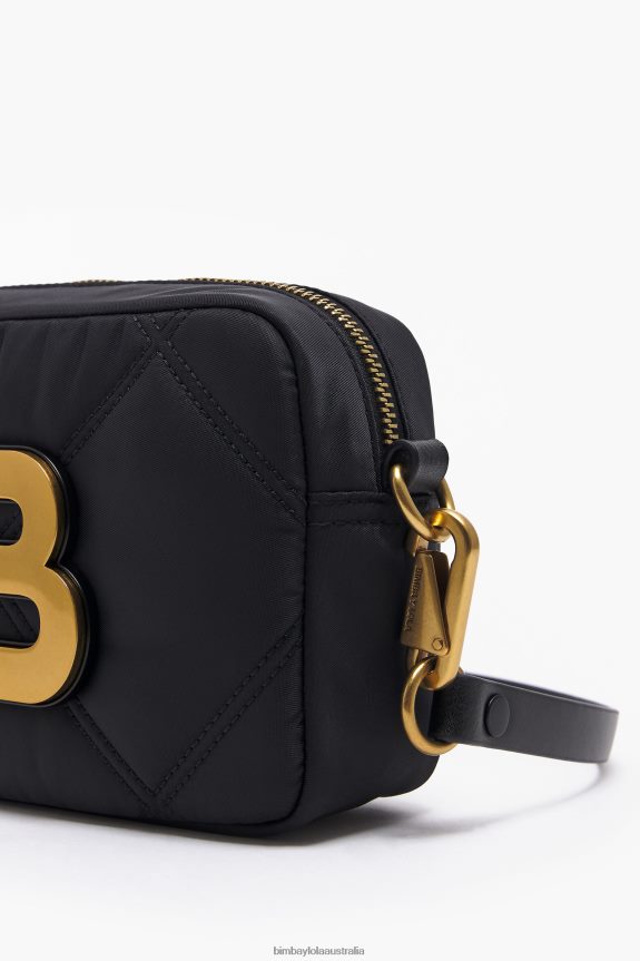 Accessories 4062VZ110 Black Bimba Y Lola Rectangular Crossbody Bag