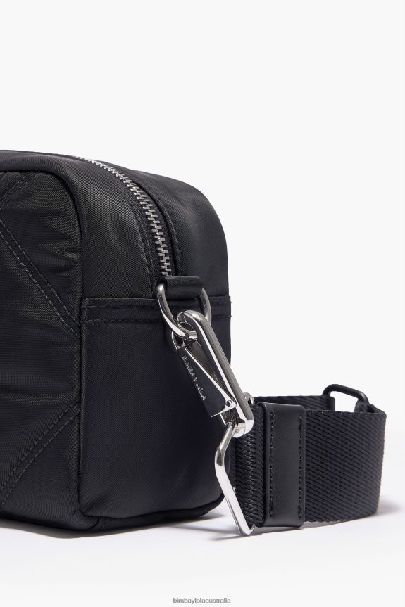 Accessories 4062VZ112 Black Bimba Y Lola Padded Nylon Crossbody Bag