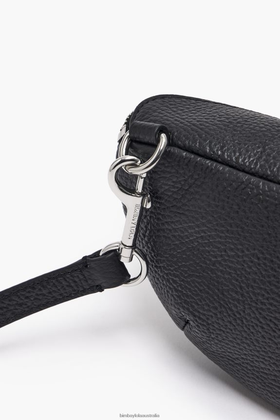 Accessories 4062VZ14 Black Bimba Y Lola Leather Pocket Bumbag
