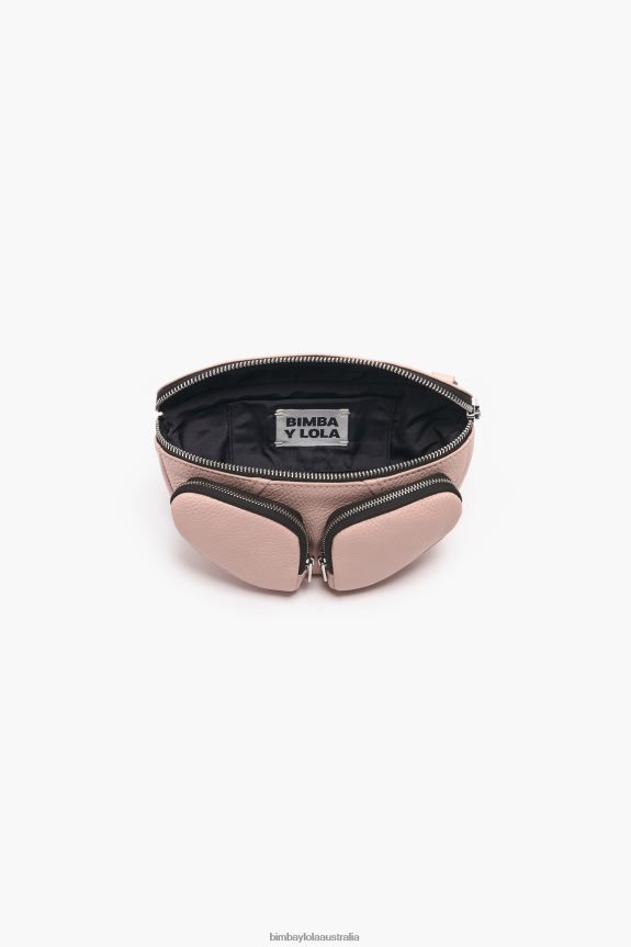 Accessories 4062VZ16 Pink Bimba Y Lola Leather Pocket Bumbag