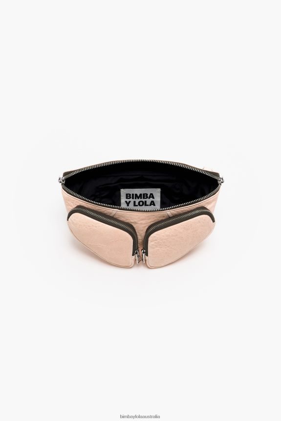 Accessories 4062VZ18 Pink Bimba Y Lola Leather Pocket Bumbag