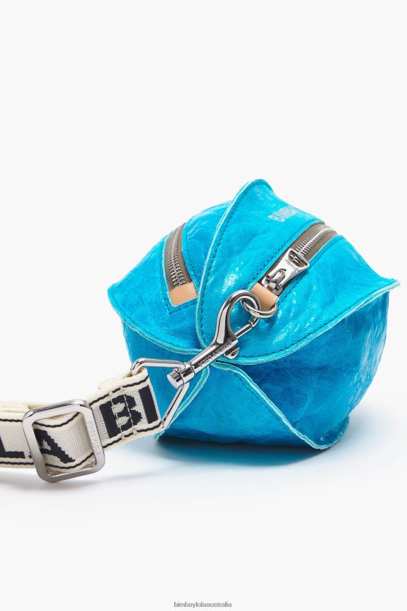 Accessories 4062VZ1 Aqua Bimba Y Lola Leather Pelota Bag