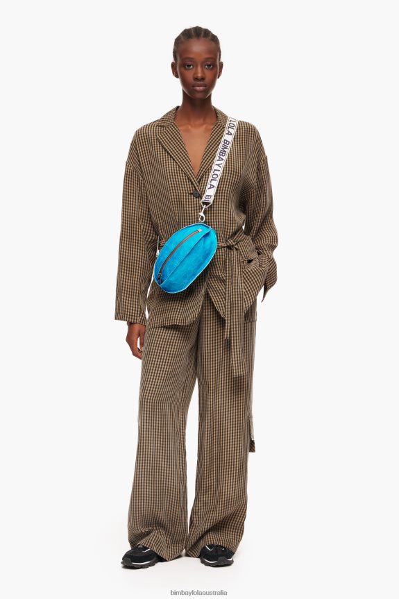 Accessories 4062VZ1 Aqua Bimba Y Lola Leather Pelota Bag