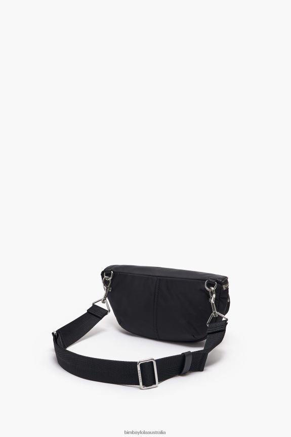 Accessories 4062VZ20 Black Bimba Y Lola Leather Pocket Bumbag