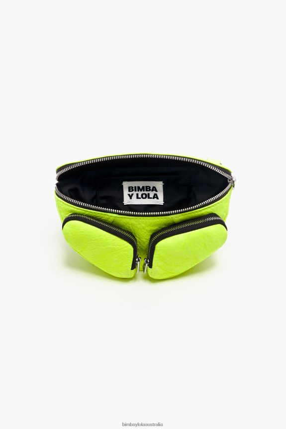 Accessories 4062VZ22 Yellow Bimba Y Lola Leather Pocket Bumbag