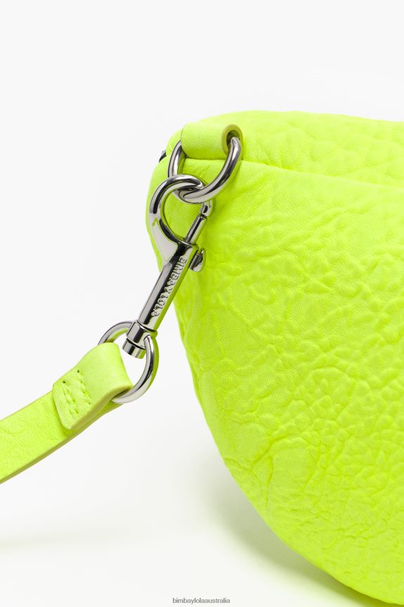 Accessories 4062VZ22 Yellow Bimba Y Lola Leather Pocket Bumbag