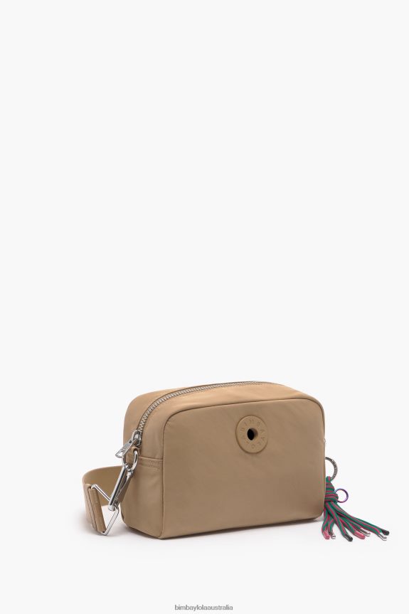 Accessories 4062VZ26 Tan Bimba Y Lola Nylon Crossbody Bag