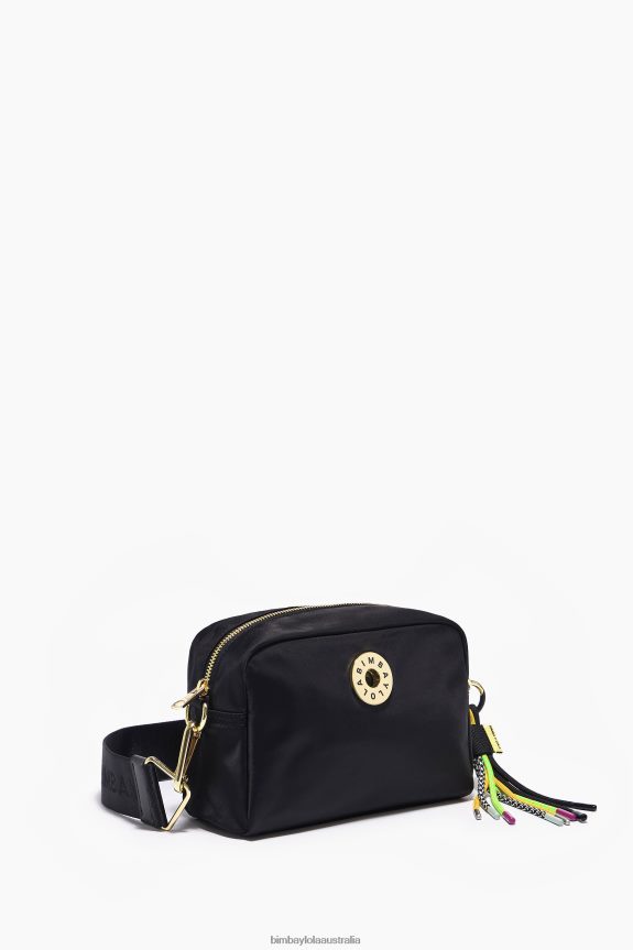 Accessories 4062VZ29 Black Bimba Y Lola Nylon Crossbody Bag