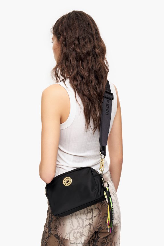 Accessories 4062VZ29 Black Bimba Y Lola Nylon Crossbody Bag