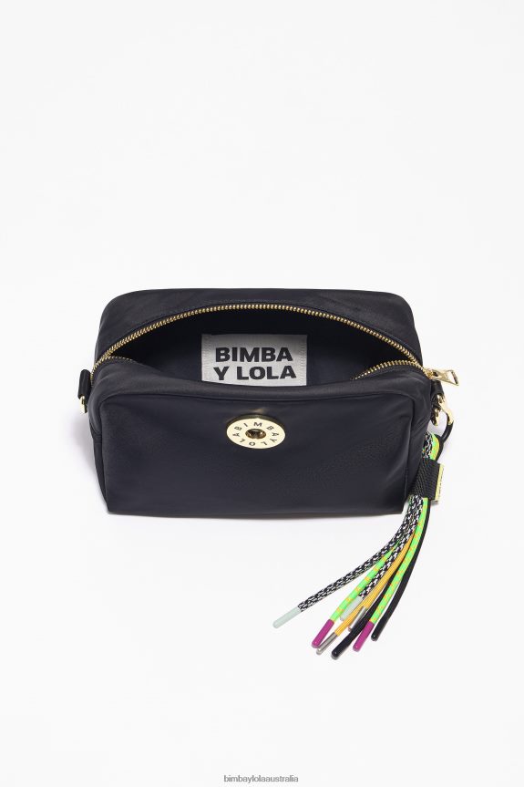 Accessories 4062VZ29 Black Bimba Y Lola Nylon Crossbody Bag