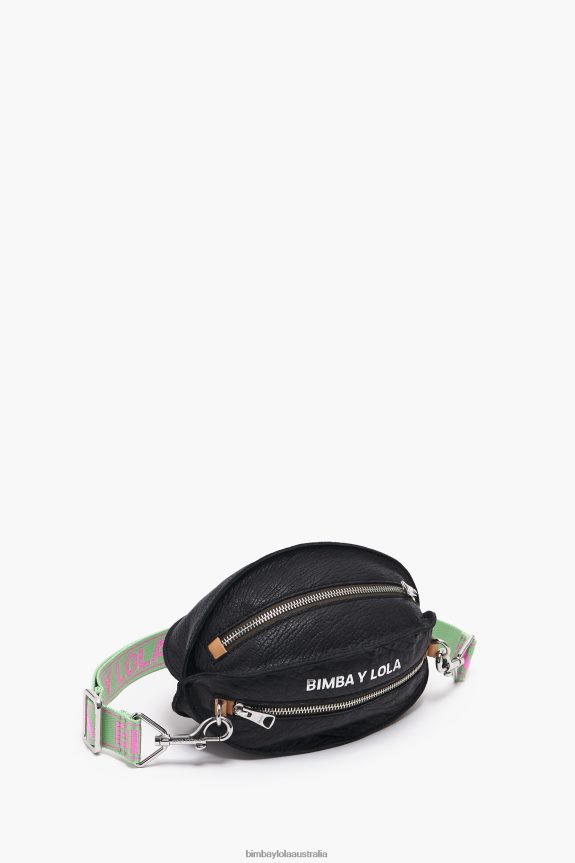 Accessories 4062VZ2 Black Bimba Y Lola Leather Pelota Bag