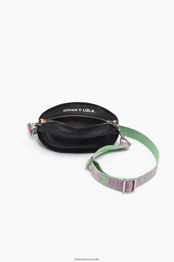 Accessories 4062VZ2 Black Bimba Y Lola Leather Pelota Bag