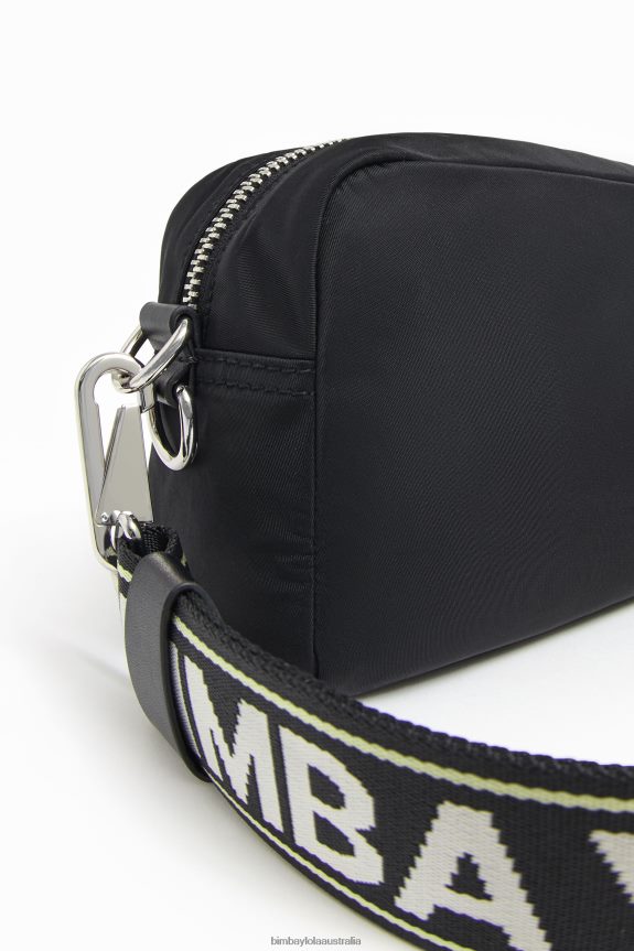 Accessories 4062VZ32 Black Bimba Y Lola Nylon Crossbody Bag