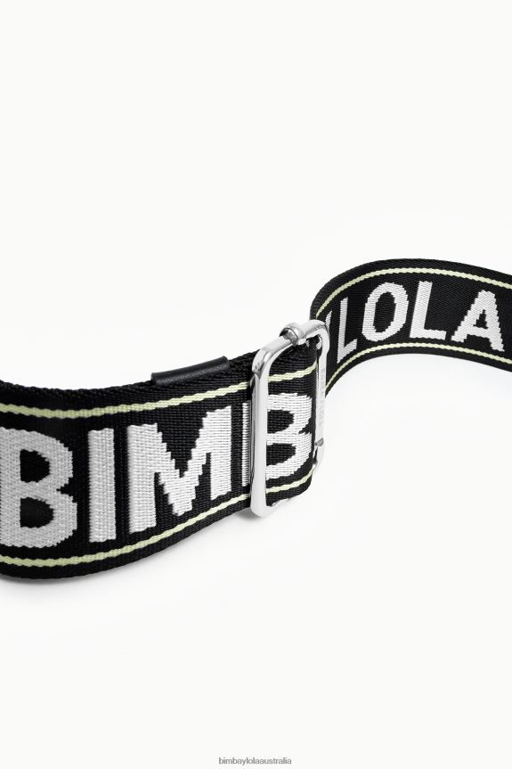 Accessories 4062VZ32 Black Bimba Y Lola Nylon Crossbody Bag