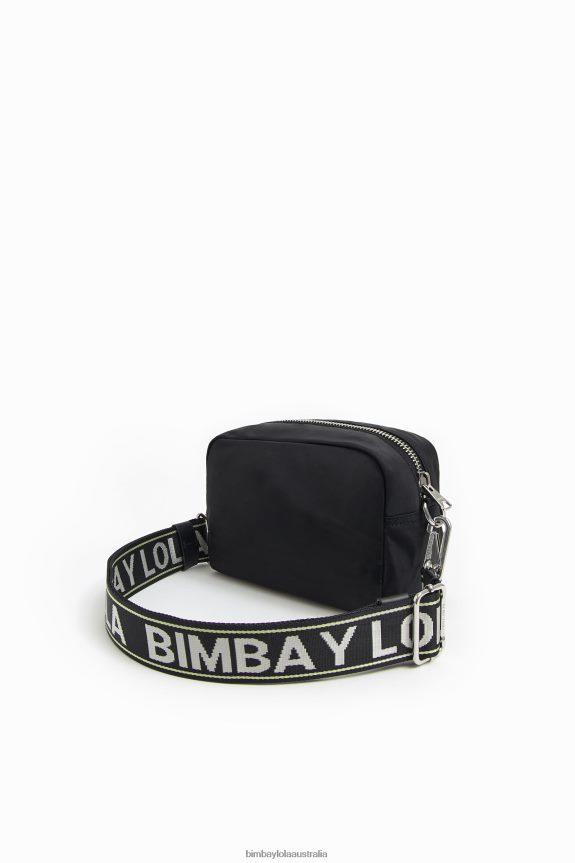 Accessories 4062VZ32 Black Bimba Y Lola Nylon Crossbody Bag