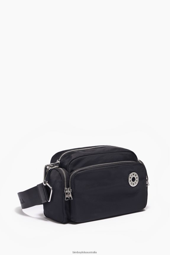 Accessories 4062VZ33 Black Bimba Y Lola Nylon Crossbody Bag