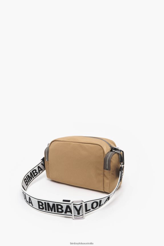Accessories 4062VZ34 Tan Bimba Y Lola Nylon Crossbody Bag