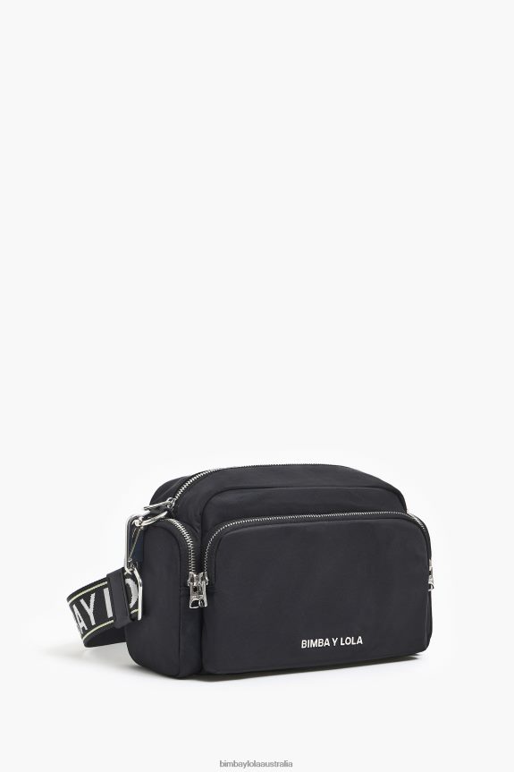 Accessories 4062VZ35 Black Bimba Y Lola Nylon Crossbody Bag
