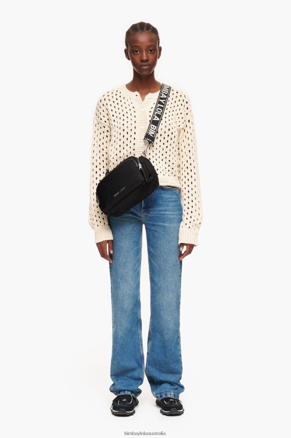Accessories 4062VZ35 Black Bimba Y Lola Nylon Crossbody Bag