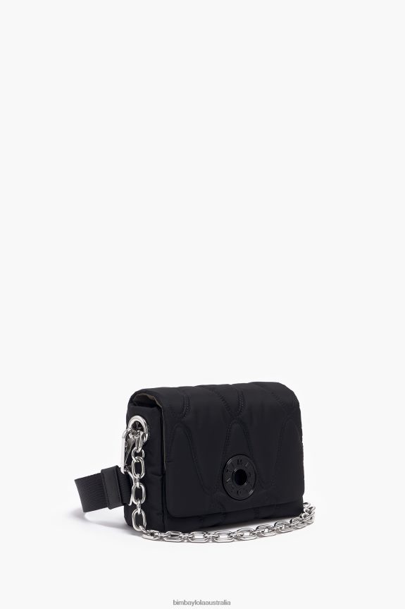 Accessories 4062VZ37 Black Bimba Y Lola Nylon Crossbody Bag