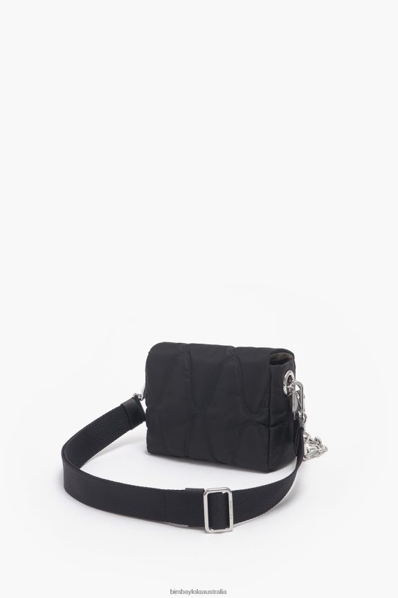 Accessories 4062VZ37 Black Bimba Y Lola Nylon Crossbody Bag