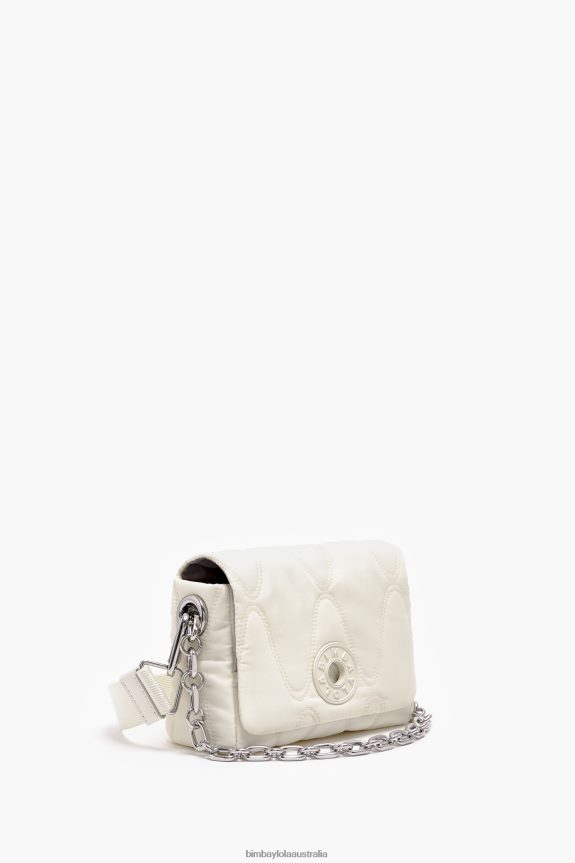Accessories 4062VZ38 Bone Bimba Y Lola Nylon Crossbody Bag