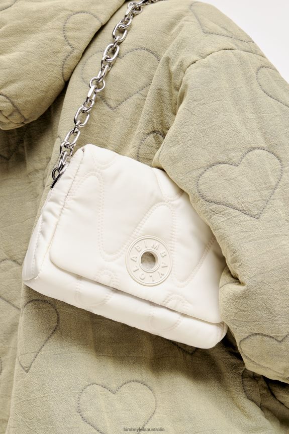 Accessories 4062VZ38 Bone Bimba Y Lola Nylon Crossbody Bag
