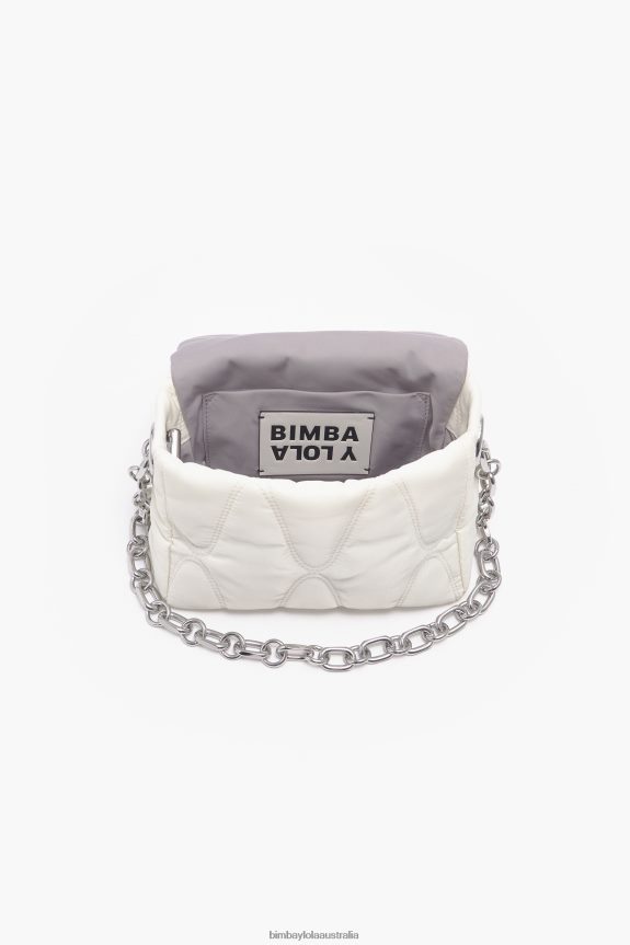 Accessories 4062VZ38 Bone Bimba Y Lola Nylon Crossbody Bag