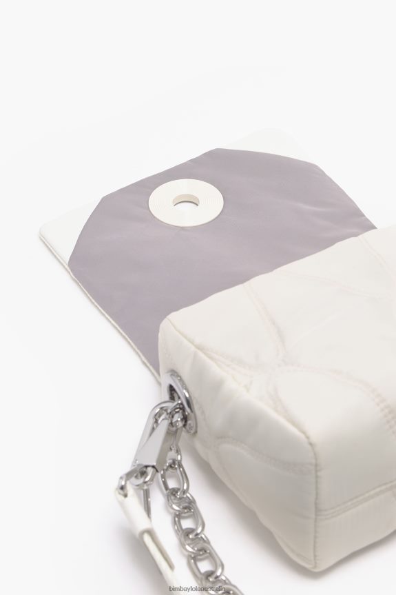 Accessories 4062VZ38 Bone Bimba Y Lola Nylon Crossbody Bag