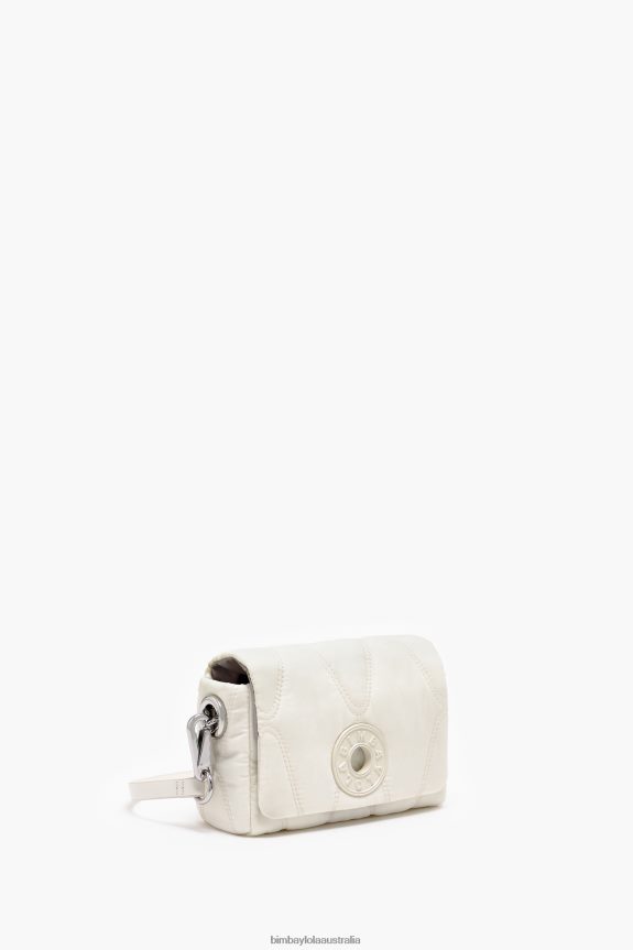 Accessories 4062VZ40 Bone Bimba Y Lola Nylon Crossbody Bag