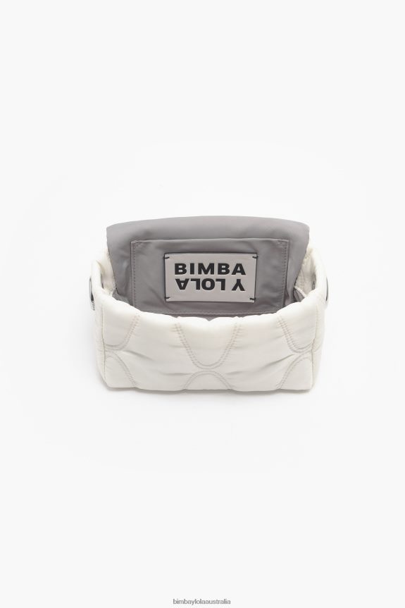 Accessories 4062VZ40 Bone Bimba Y Lola Nylon Crossbody Bag