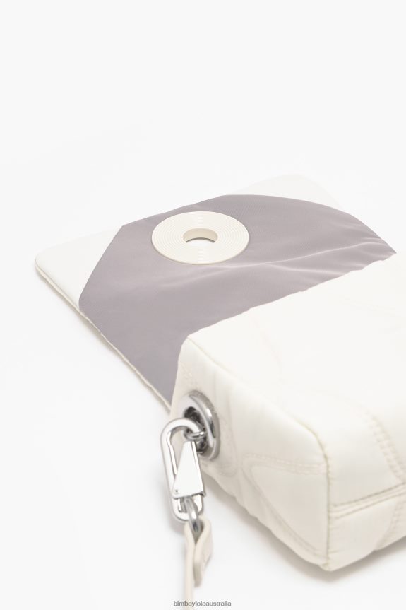Accessories 4062VZ40 Bone Bimba Y Lola Nylon Crossbody Bag