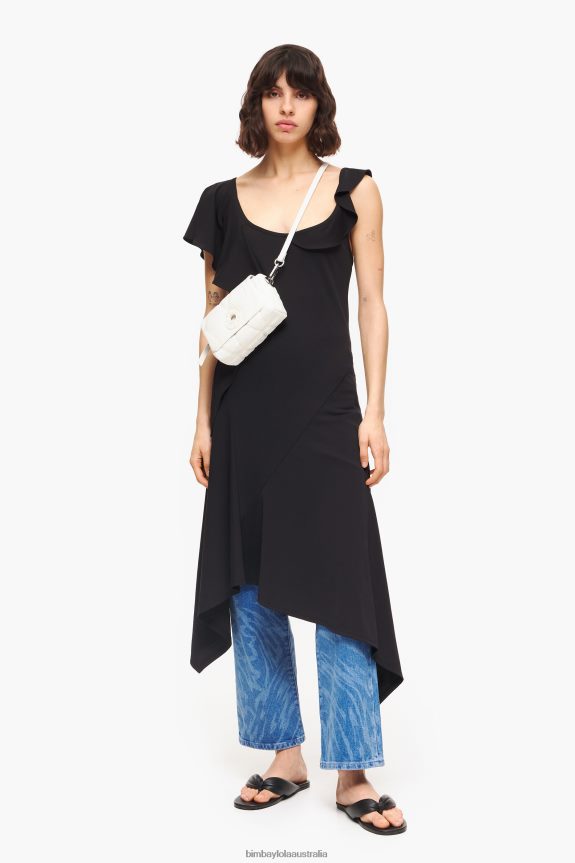 Accessories 4062VZ40 Bone Bimba Y Lola Nylon Crossbody Bag