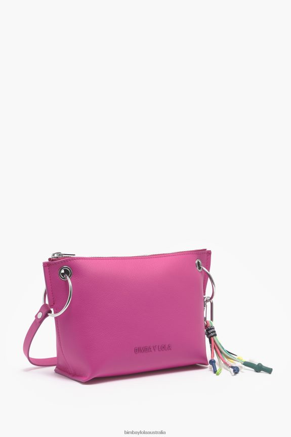 Accessories 4062VZ41 Fuchsia Bimba Y Lola Leather Crossbody Bag