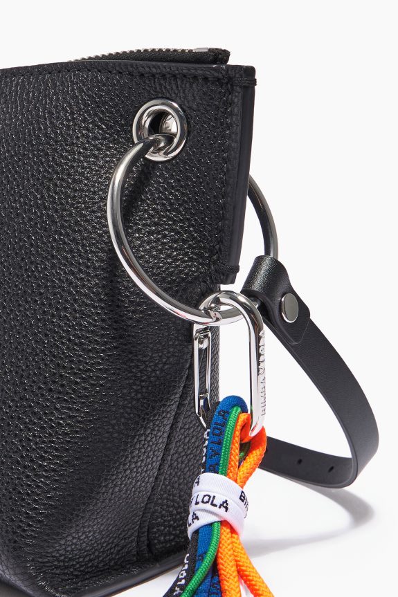 Accessories 4062VZ43 Black Bimba Y Lola Leather Crossbody Bag