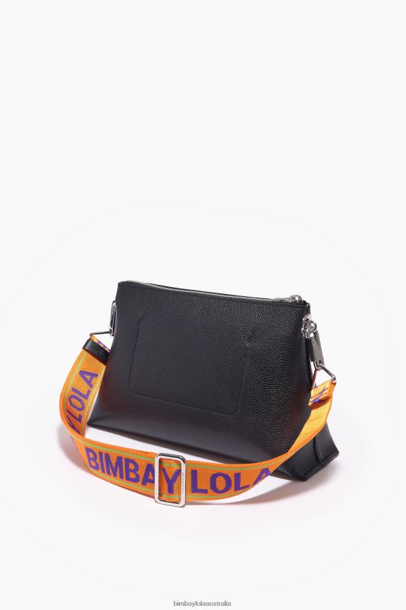 Accessories 4062VZ45 Black Bimba Y Lola Leather Trapezium Bag